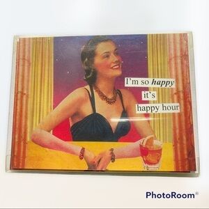 ANNE Taintor "I'm So Happy It's Happy Hour" 10 Retro Party Invitations